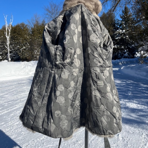 Vintage Short Cut Grey Mink and Leather Jacket - Picture 3 of 6